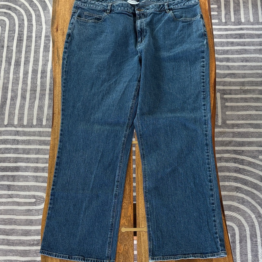 Liz Claiborne Dark Blue Straight Leg Jeans